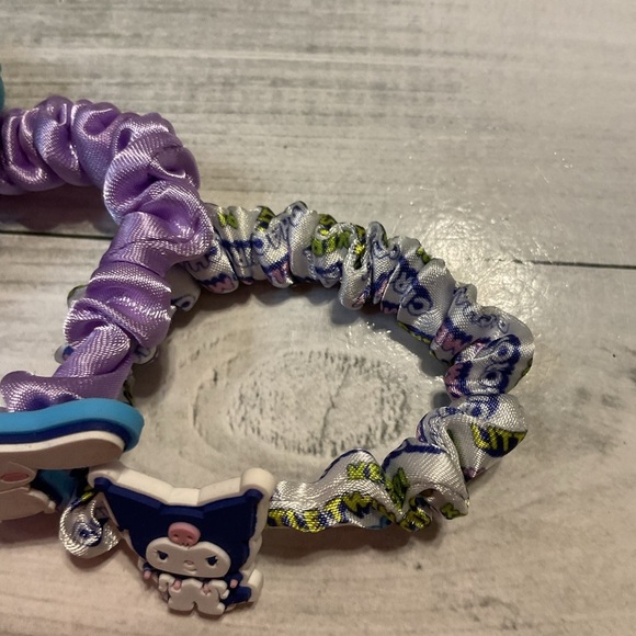Sanrio Hair Tie,Bracelet, Cartoon Elastic, Scrunchie, 3pcs Character Set - Picture 2 of 5